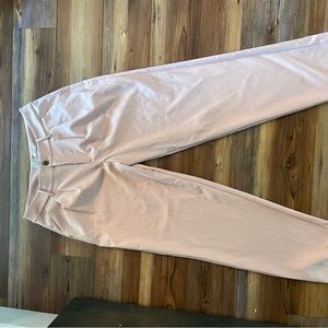 Pink work pants